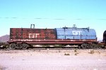 Santa Fe steel coil car ATSF #91931 with a pair of GT hoods.